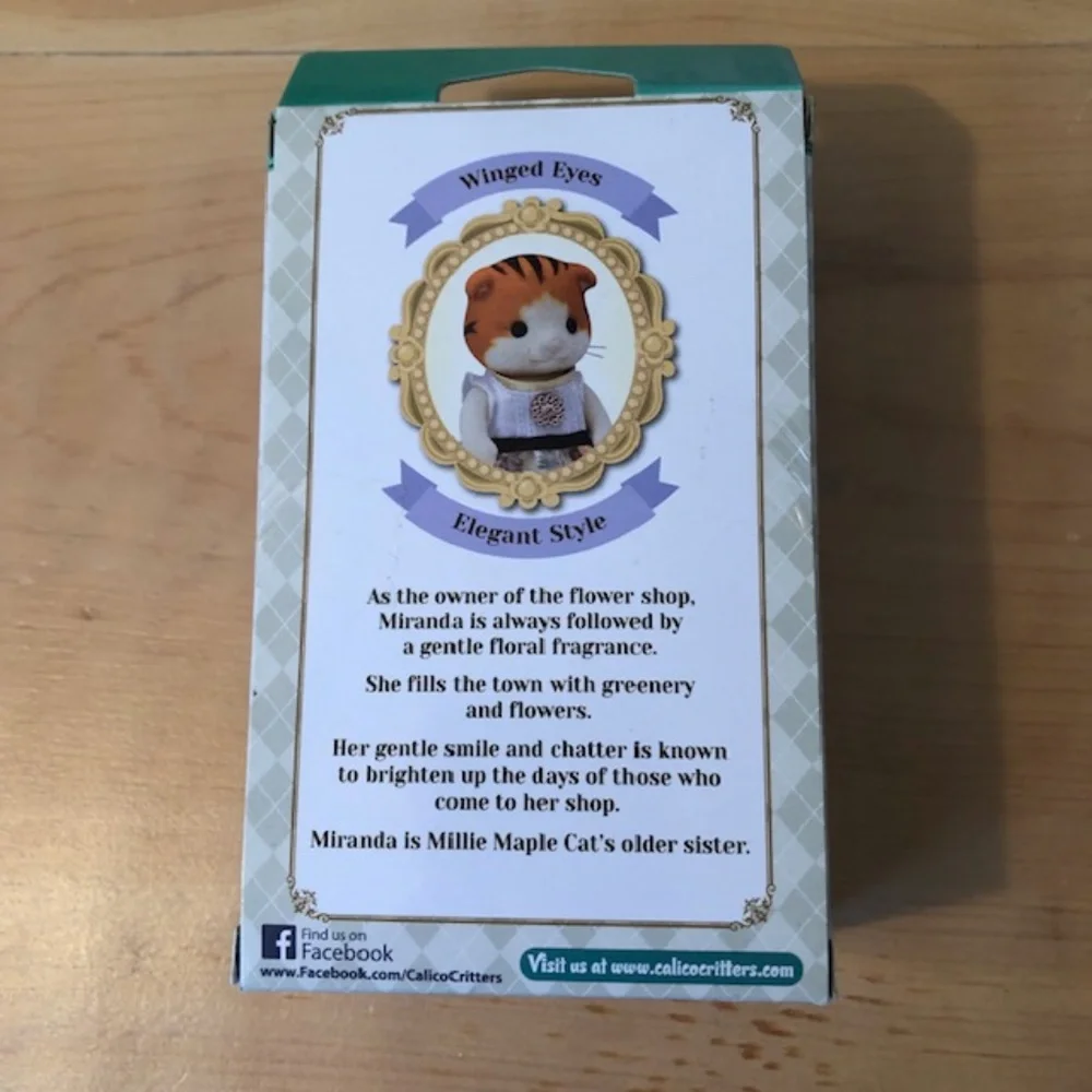 New Calico Critters Town Girl Series Maple Cat Special Edition - Picture 3 of 8